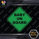 Baby On Board Warning Diamond Shape Cars Trucks Logo Vinyl Decals Stickers - Image 14