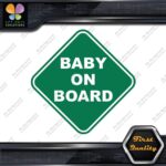 Baby On Board Warning Diamond Shape Cars Trucks Logo Vinyl Decals Stickers - Image 15
