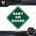 Baby On Board Warning Diamond Shape Cars Trucks Logo Vinyl Decals Stickers - Image 16