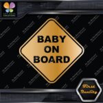 Baby On Board Warning Diamond Shape Cars Trucks Logo Vinyl Decals Stickers - Image 17