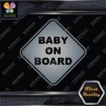 Baby On Board Warning Diamond Shape Cars Trucks Logo Vinyl Decals Stickers - Image 18