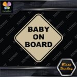 Baby On Board Warning Diamond Shape Cars Trucks Logo Vinyl Decals Stickers - Image 23