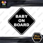 Baby On Board Warning Diamond Shape Cars Trucks Logo Vinyl Decals Stickers - Image 4