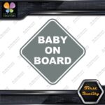 Baby On Board Warning Diamond Shape Cars Trucks Logo Vinyl Decals Stickers - Image 5