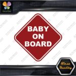 Baby On Board Warning Diamond Shape Cars Trucks Logo Vinyl Decals Stickers - Image 9