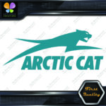 Compatible Arctic Cat Jumping Right Over Name Snowmobiles Vinyls Decals Stickers - Image 13
