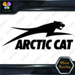 Compatible Arctic Cat Jumping Right Over Name Snowmobiles Vinyls Decals Stickers - Image 3