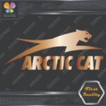 Compatible Arctic Cat Jumping Right Over Name Snowmobiles Vinyls Decals Stickers - Image 22