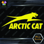 Compatible Arctic Cat Jumping Right Over Name Snowmobiles Vinyls Decals Stickers - Image 6