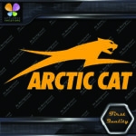 Compatible Arctic Cat Jumping Right Over Name Snowmobiles Vinyls Decals Stickers - Image 7