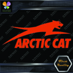 Compatible Arctic Cat Jumping Right Over Name Snowmobiles Vinyls Decals Stickers - Image 8