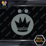 Compatible Koning Wheels Rims Crown Logo Racing Tuning JDM Decals Stickers Vinyl - Image 5