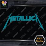 Compatible Metallica Hard Rock Band Vintage Name Logo Vinyl Decals Stickers - Image 13