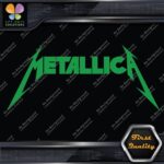 Compatible Metallica Hard Rock Band Vintage Name Logo Vinyl Decals Stickers - Image 14