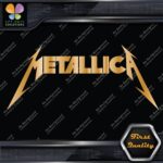 Compatible Metallica Hard Rock Band Vintage Name Logo Vinyl Decals Stickers - Image 17