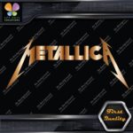 Compatible Metallica Hard Rock Band Vintage Name Logo Vinyl Decals Stickers - Image 19