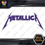 Compatible Metallica Hard Rock Band Vintage Name Logo Vinyl Decals Stickers - Image 22