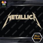 Compatible Metallica Hard Rock Band Vintage Name Logo Vinyl Decals Stickers - Image 23