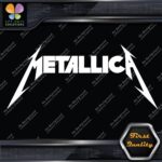Compatible Metallica Hard Rock Band Vintage Name Logo Vinyl Decals Stickers - Image 4