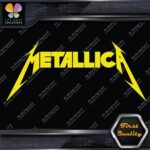 Compatible Metallica Hard Rock Band Vintage Name Logo Vinyl Decals Stickers - Image 6
