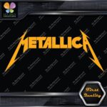 Compatible Metallica Hard Rock Band Vintage Name Logo Vinyl Decals Stickers - Image 7