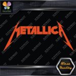 Compatible Metallica Hard Rock Band Vintage Name Logo Vinyl Decals Stickers - Image 8