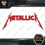 Compatible Metallica Hard Rock Band Vintage Name Logo Vinyl Decals Stickers - Image 9
