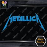 Compatible Metallica Hard Rock Band Vintage Name Logo Vinyl Decals Stickers - Image 10
