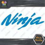 Compatible Ninja Motorcycles Kawazaki Name Smooth Logo Vinyl Decals Stickers - Image 11