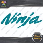 Compatible Ninja Motorcycles Kawazaki Name Smooth Logo Vinyl Decals Stickers - Image 14