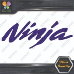 Compatible Ninja Motorcycles Kawazaki Name Smooth Logo Vinyl Decals Stickers