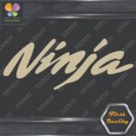 Compatible Ninja Motorcycles Kawazaki Name Smooth Logo Vinyl Decals Stickers - Image 21