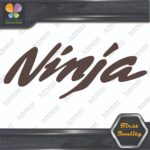 Compatible Ninja Motorcycles Kawazaki Name Smooth Logo Vinyl Decals Stickers - Image 22