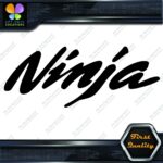 Compatible Ninja Motorcycles Kawazaki Name Smooth Logo Vinyl Decals Stickers - Image 4