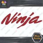 Compatible Ninja Motorcycles Kawazaki Name Smooth Logo Vinyl Decals Stickers - Image 10