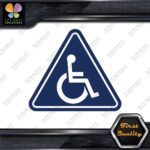Handicap Triangle Wheelchair Sign Disabled Logo Parking Decals Stickers Vinyl - Image 12