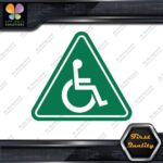 Handicap Triangle Wheelchair Sign Disabled Logo Parking Decals Stickers Vinyl - Image 15