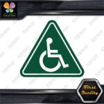 Handicap Triangle Wheelchair Sign Disabled Logo Parking Decals Stickers Vinyl - Image 16