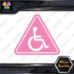 Handicap Triangle Wheelchair Sign Disabled Logo Parking Decals Stickers Vinyl - Image 20