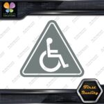 Handicap Triangle Wheelchair Sign Disabled Logo Parking Decals Stickers Vinyl - Image 5
