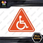 Handicap Triangle Wheelchair Sign Disabled Logo Parking Decals Stickers Vinyl - Image 8
