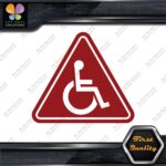 Handicap Triangle Wheelchair Sign Disabled Logo Parking Decals Stickers Vinyl - Image 10