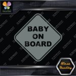 Baby On Board Warning Diamond Shape Cars Trucks Logo Vinyl Decals Stickers - Image 27