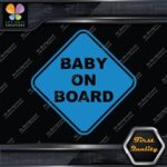 Baby On Board Warning Diamond Shape Cars Trucks Logo Vinyl Decals Stickers - Image 31