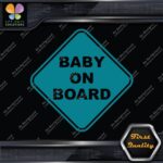 Baby On Board Warning Diamond Shape Cars Trucks Logo Vinyl Decals Stickers - Image 28