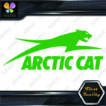 Compatible Arctic Cat Jumping Right Over Name Snowmobiles Vinyls Decals Stickers - Image 26