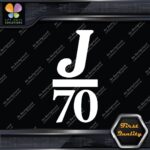 Compatible J 70 Boats J70 Sailing Boating Sports Logo Decals Stickers Vinyl - Image 5