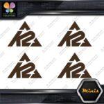 Compatible K2 Mountain Snowboards Skis Pack of 4 MINI SIZE Decals Stickers Vinyl - Image 24