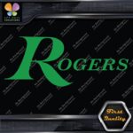 Compatible Rogers Drums Music Full Block Letters Name Logo Vinyl Decals Stickers - Image 14