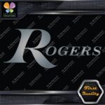 Compatible Rogers Drums Music Full Block Letters Name Logo Vinyl Decals Stickers - Image 18